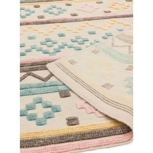 Theo Soft Tone Geometric Pastel Rug by Asiatic