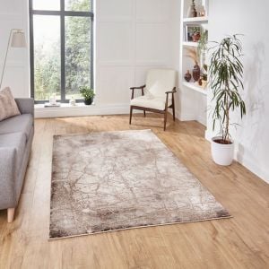 Florence 50035 Abstract Rug in Beige