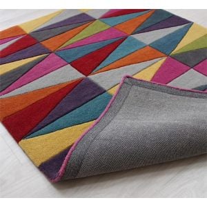 Funk Triangles Wool Rug by Asiatic