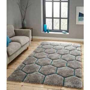 Noble House NH-30782 Rugs in Grey Blue by Think