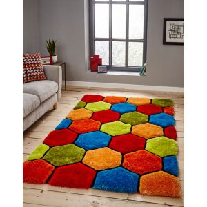 Noble House NH-30782 Multi Shaggy Rugs by Think