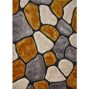 Noble House NH-5858 Rugs in Grey/Yellow