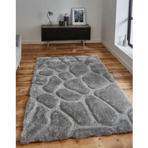 Noble House NH-5858 Silver Handtufted Rugs, Rectangle Size 150 x 230 cm