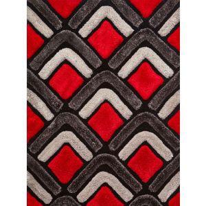 Noble House Rugs, NH8199 Black/Red Rug