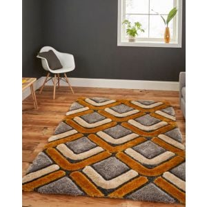 Noble House NH-8199 Grey/Yellow Rugs in 150 x 230 cm