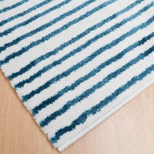 Children's Blue Rug - Play Stars and Stripes