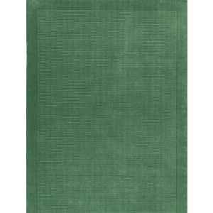 York Forest Green Plain Wool Rug by Asiatic