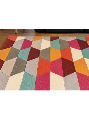 Funk Honeycomb Bright Rug by Asiatic