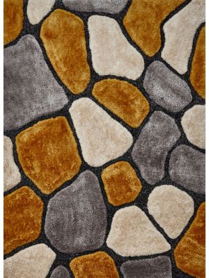 Noble House NH-5858 Rugs in Grey/Yellow