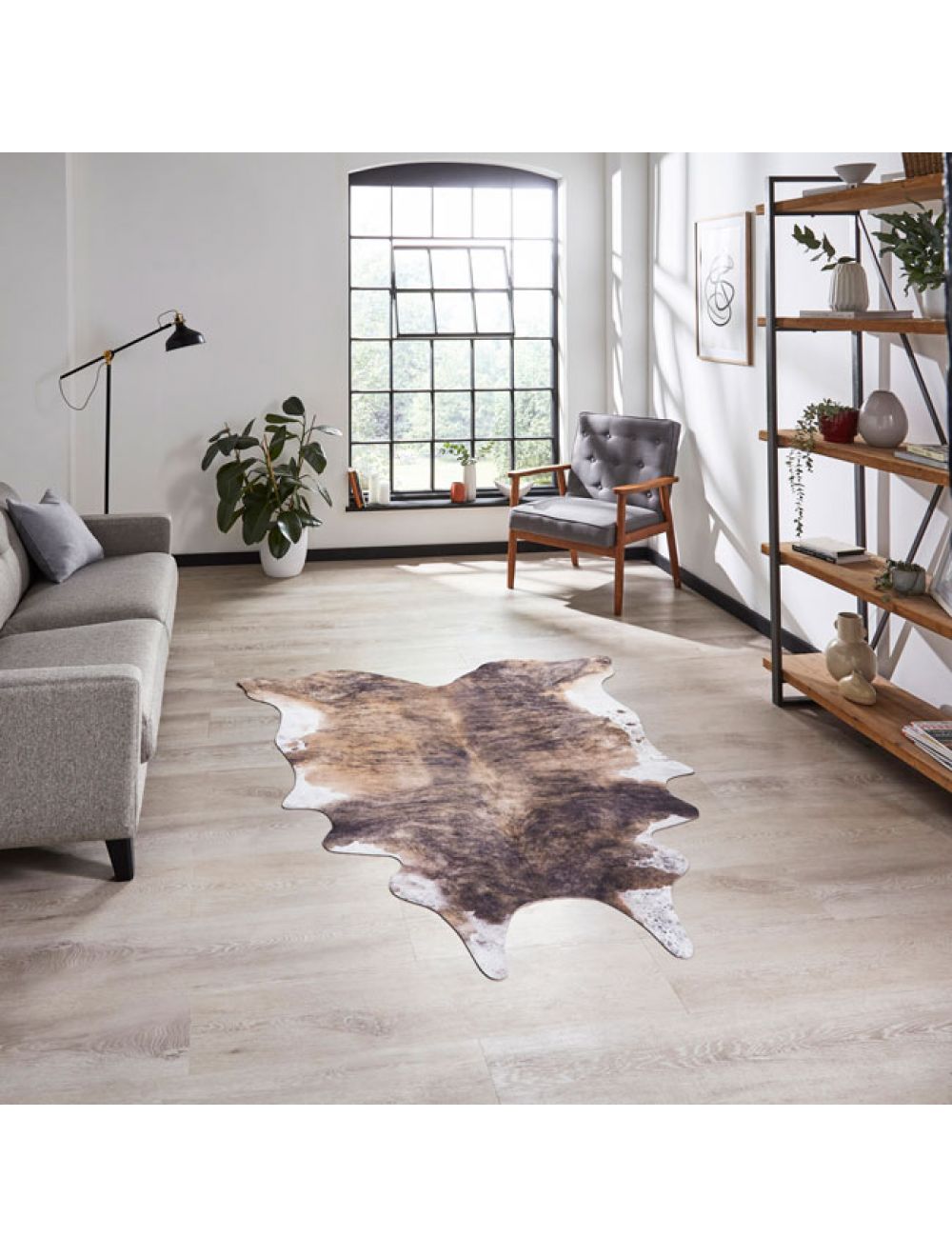 Buy Faux Cow Print Rugs in Brown Online from £ | Free UK  Delivery-CapitalRugs
