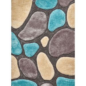 Noble House NHG1631 (3545) Silver/Blue Rug