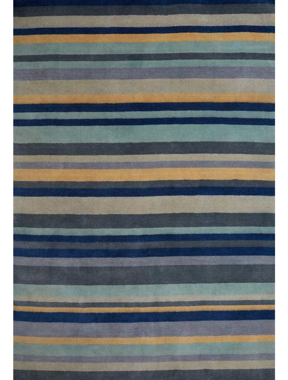 Ainslie 03 Stripe Rugs In Blue Yellow, Blue And Yellow Rugs Uk