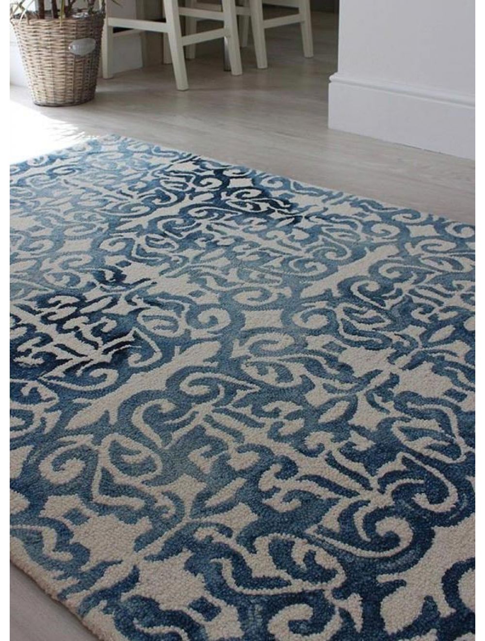 Contemporary Wool Rugs Capital, Blue Contemporary Rugs