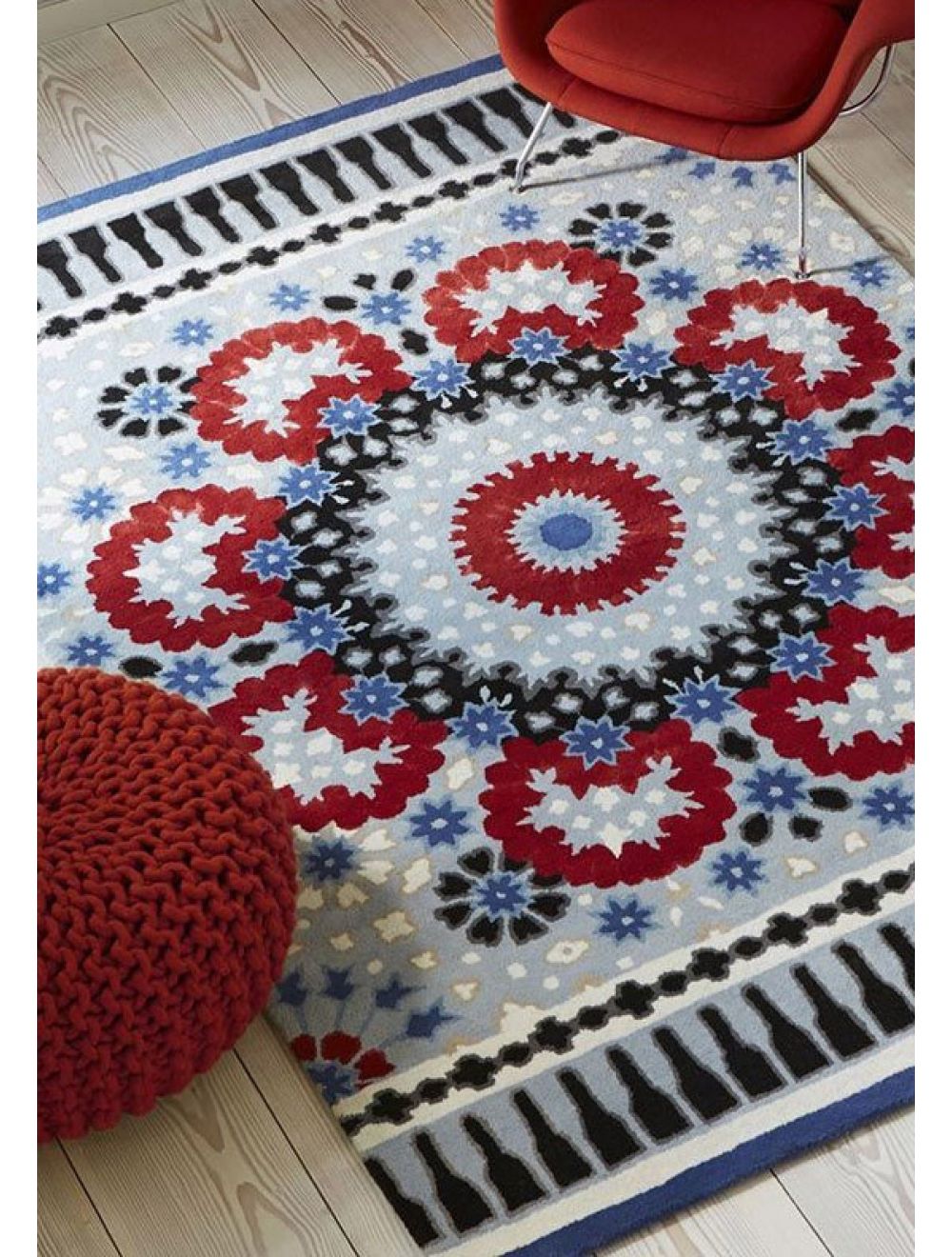 Red 150x230cm Wool Rugs Capitalrugsuk, Red And Grey Rugs The Range